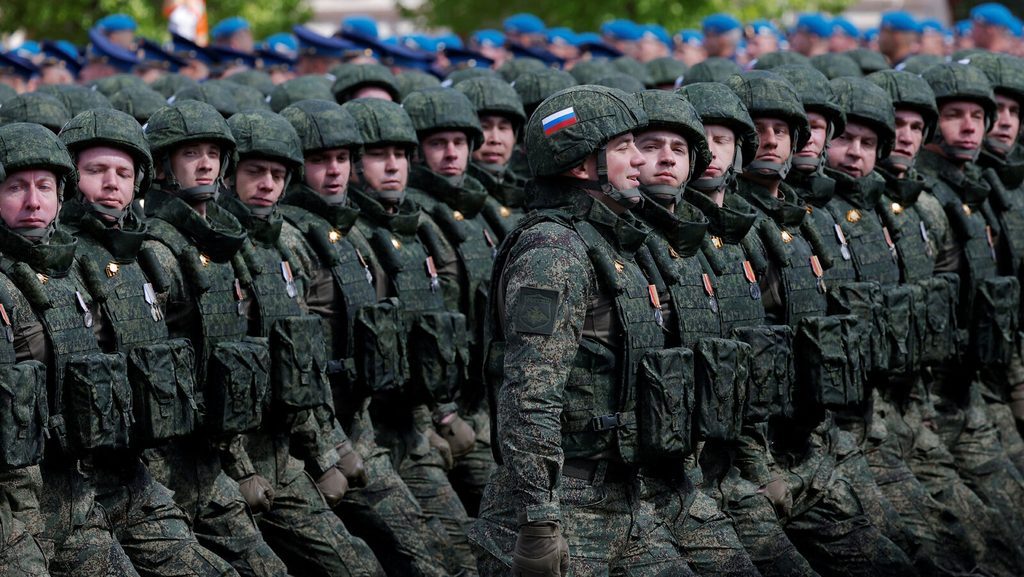 Desfile militar del Ejército ruso