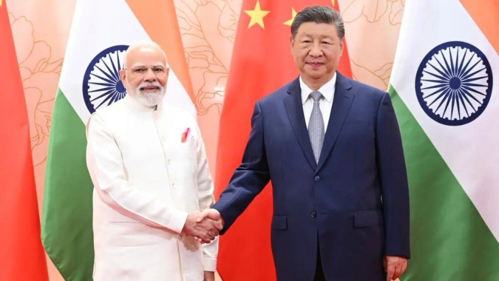 Modi y Xi Jinping.