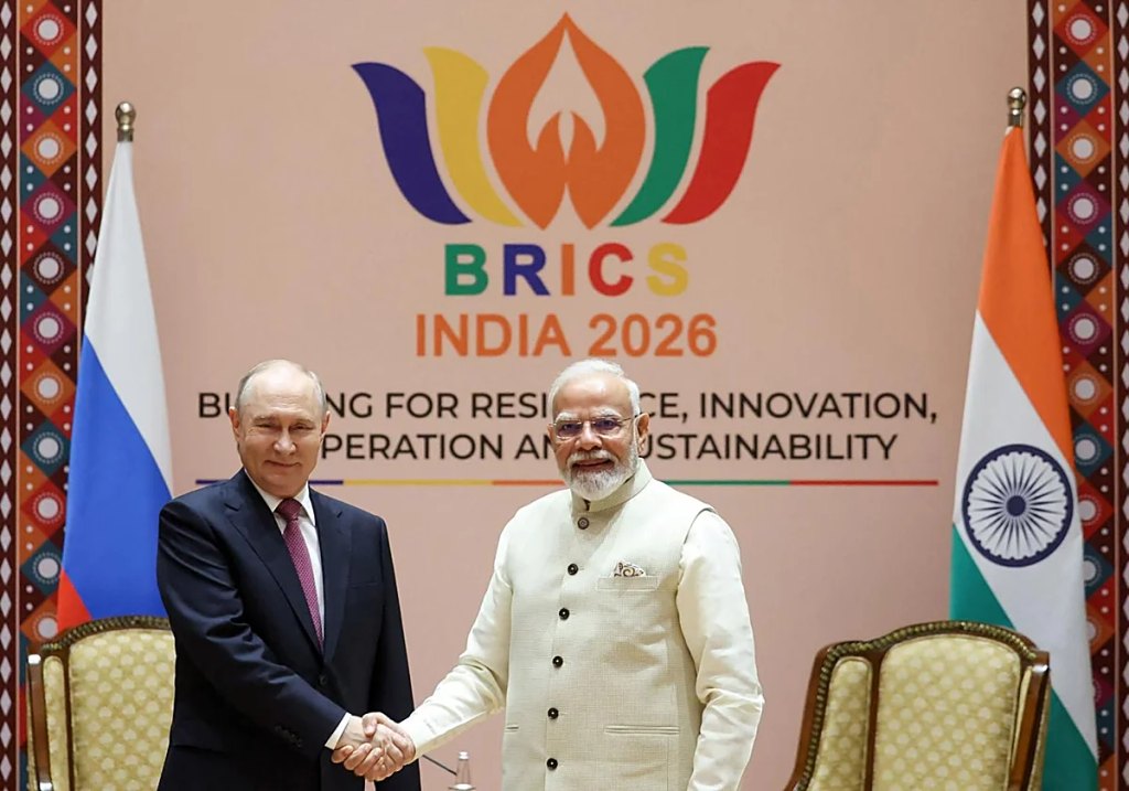 Putin y Modi.